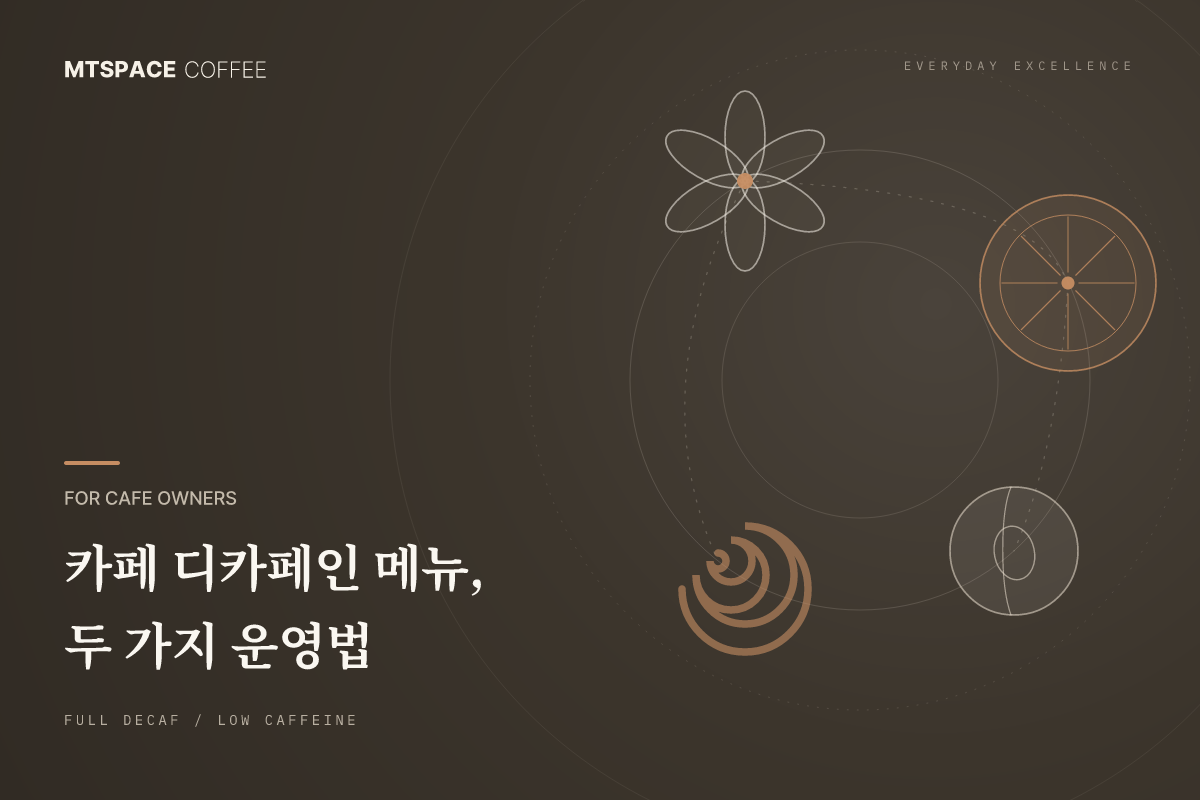 카페 디카페인 메뉴 운영법: 풀 디카페인과 로우 카페인 블렌드 비교